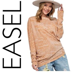 NWT Easel Camel Women's Top